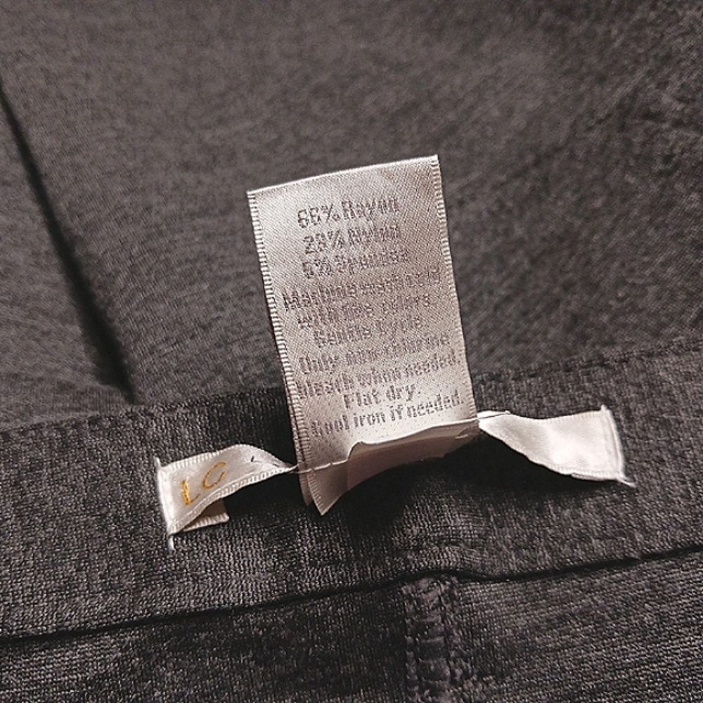 LC Women's Leggings Size 8 Black Heathered Stretch LAUREN CONRAD Rayon Blend - Picture 7 of 7